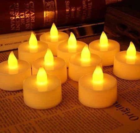 Acrylic Flameless Smokeless LED Candle (Tall / Decorative)